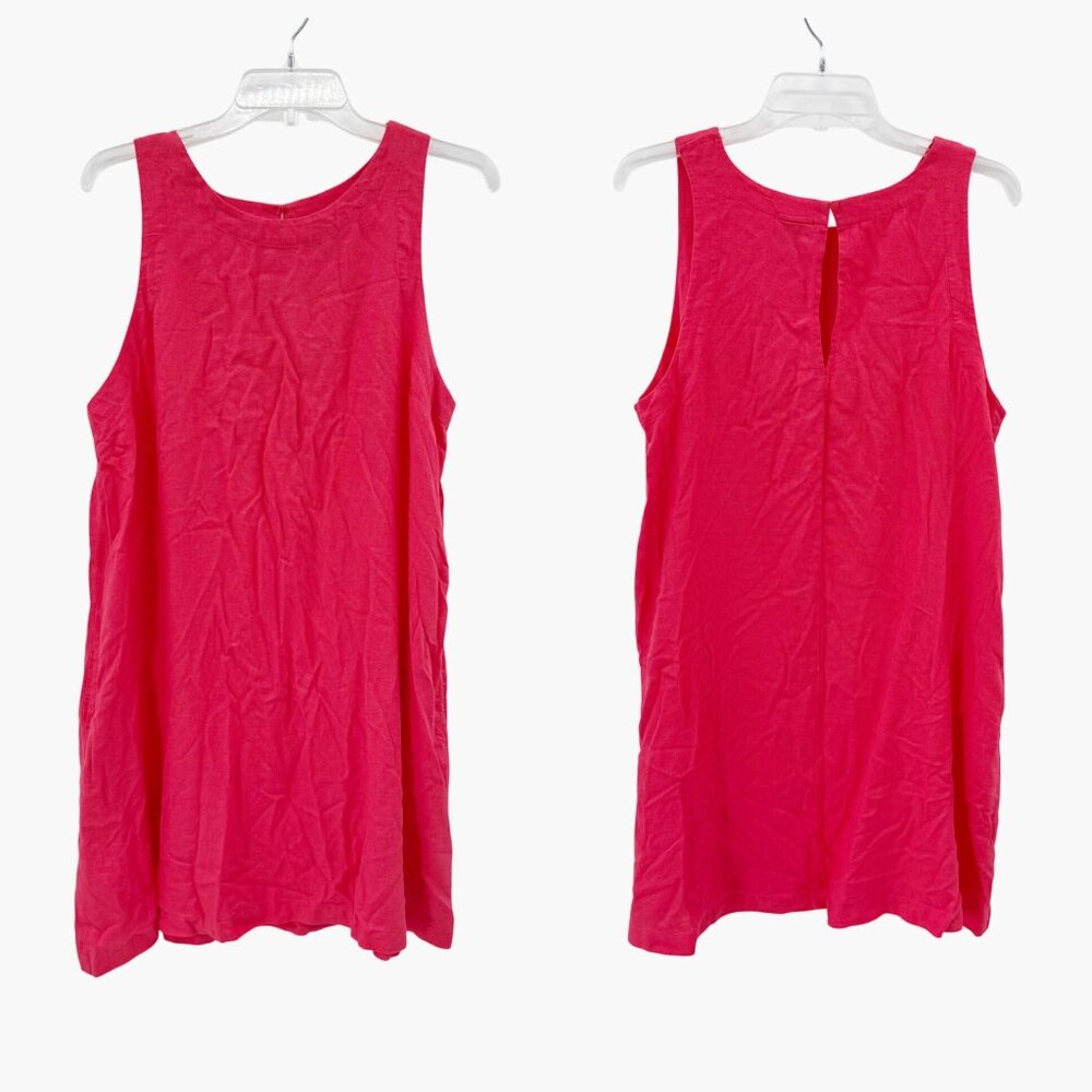 NEW Women's Linen Mini Shift Dress - A New Day - Pink - Size XL